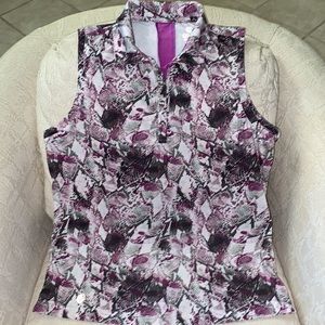 GG Blue golf top